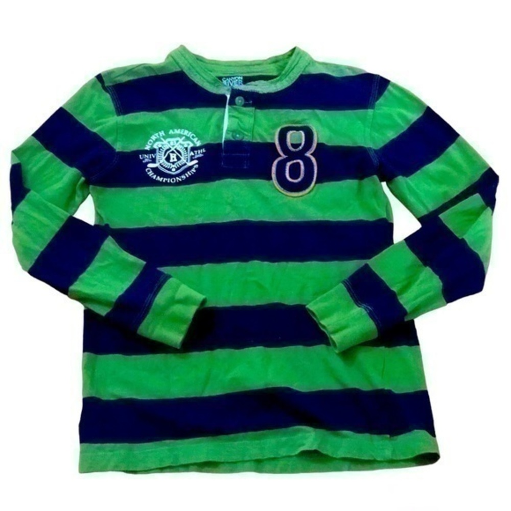 Boys Canyon River Blues Full Sleeve Shirt Size L 14/16